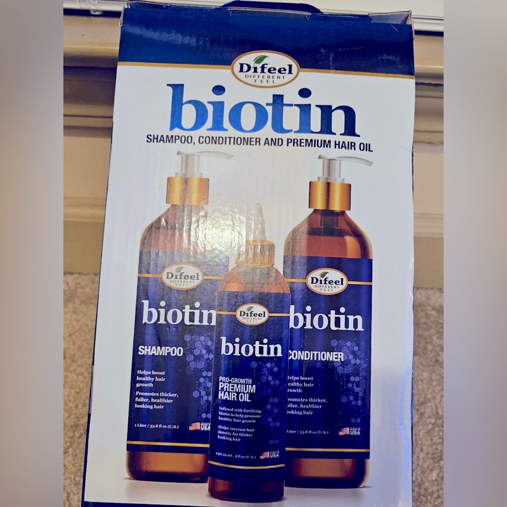 DIFEEL BIOTON PRO GROWTH SHAMPOO,CONDITIONER & PREMIUM HAIR OIL GIFT BOX